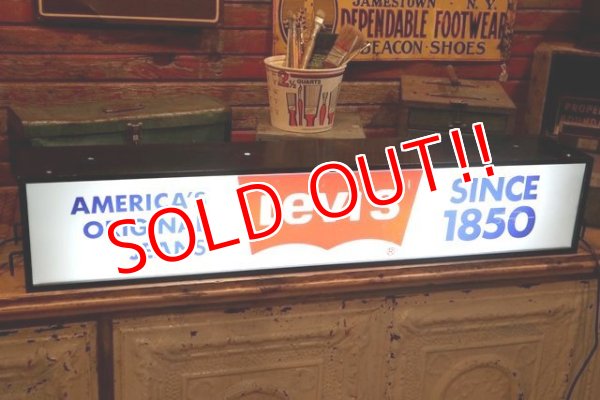 画像2: dp-190101-16 Levi's / Store Display Lighted Sign 