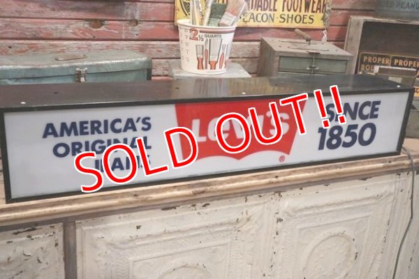 画像3: dp-190101-16 Levi's / Store Display Lighted Sign 