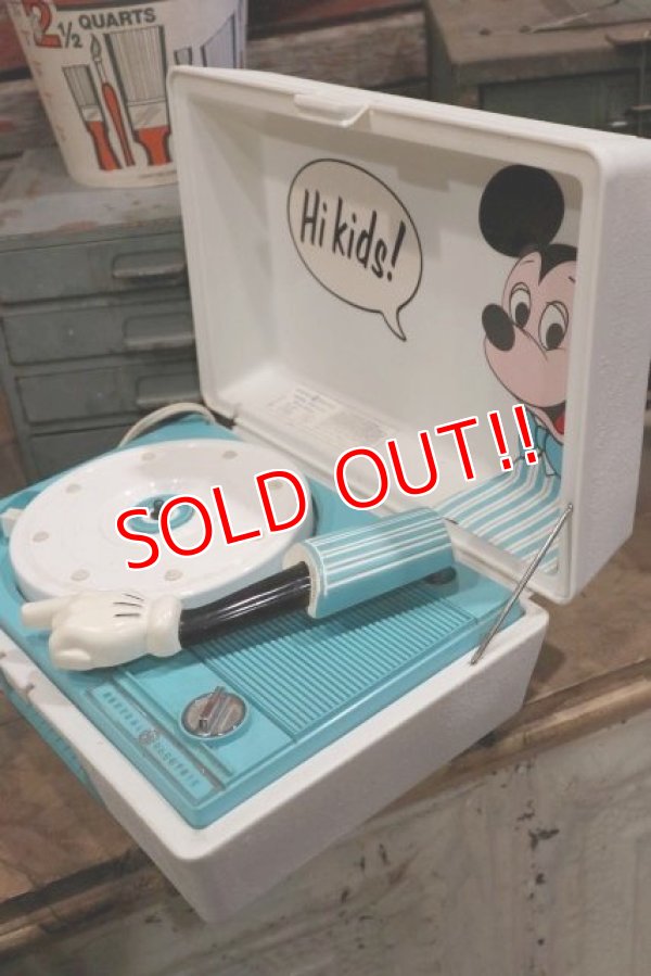 画像8: ct-190101-20 Mickey Mouse / General Electric 1960's-1970's Record Player