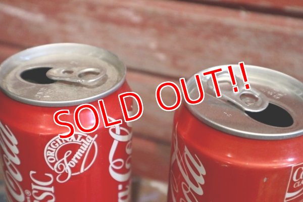 画像6: ct-190101-26 Mickey Mouse & Minnie Mouse / 1980's Coca Cola Classic Can Set