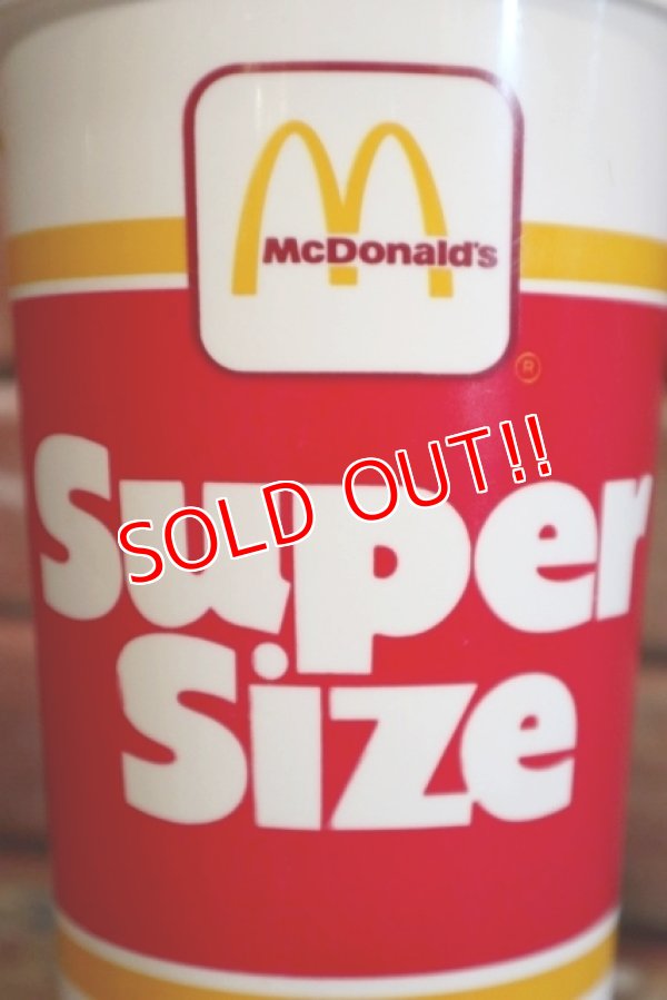 画像2: dp-190101-22 McDonald's / 1988 Super Size Plastic Cup