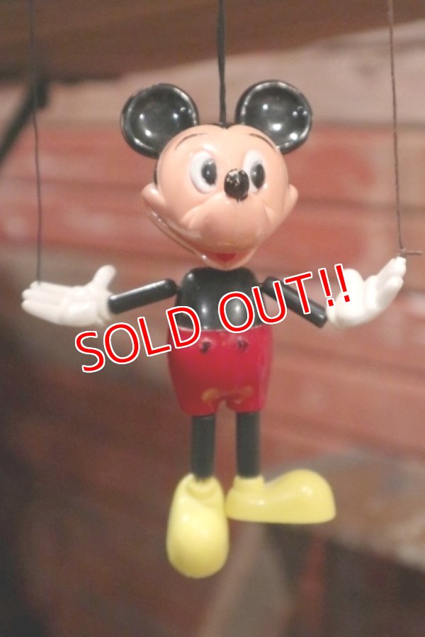 画像1: ct-190101-50 Mickey Mouse / 1960's Marionette Puppet