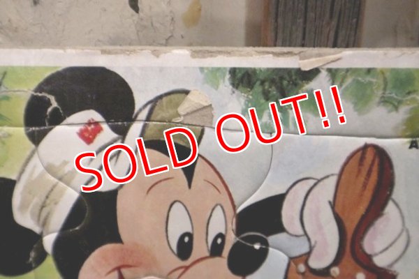 画像5: ct-190101-31 Mickey Mouse & Pluto / jaymer 1960's Frame Tray Puzzle