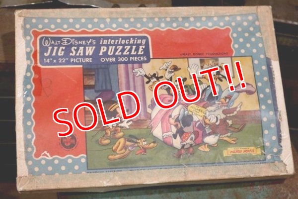 画像1: ct-190101-44 Walt Disney's / 1950's Jig Saw Puzzle