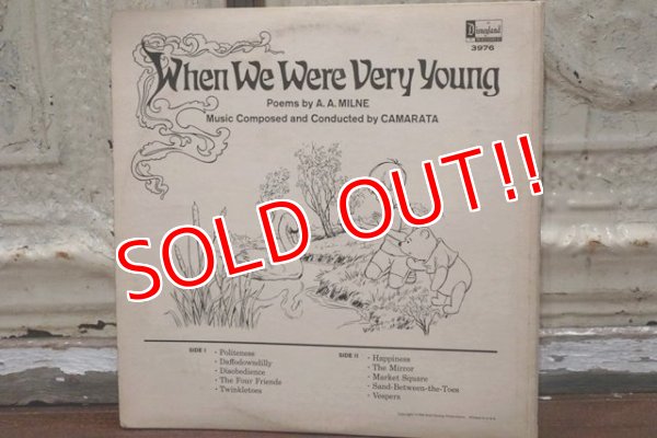 画像7: ct-190101-79 Winnie the Pooh / When Were Very Young 1960's Record