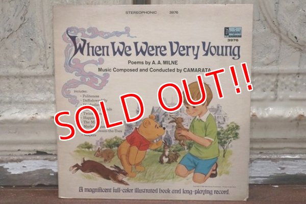 画像1: ct-190101-79 Winnie the Pooh / When Were Very Young 1960's Record