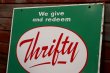 画像7: dp-190201-02 Thrifty Green Stamp / 1960's W-side Metal Sign