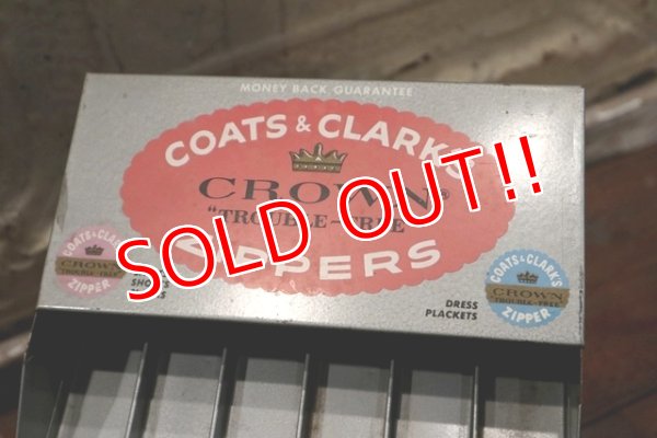 画像2: dp-190201-16 Coats & Clark's / Crown Zipper's 1960's Display Rack