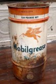 画像1: dp-190201-10 Mobilgrease / 1940's Motor Oil Can