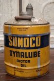 画像1: dp-190201-08 SUNOCO / 1950's 5 Gallons Dynalube Motor Oil Can