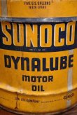 画像2: dp-190201-08 SUNOCO / 1950's 5 Gallons Dynalube Motor Oil Can