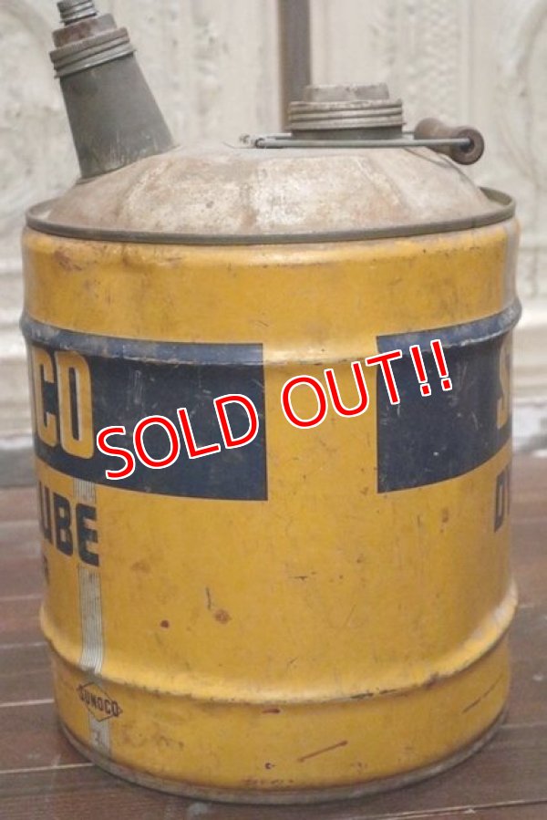 画像4: dp-190201-08 SUNOCO / 1950's 5 Gallons Dynalube Motor Oil Can