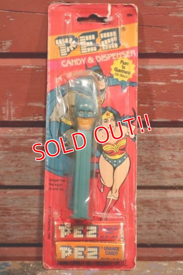 画像1: pz-160901-151 BATMAN / 1980's PEZ Dispenser Mint on Card