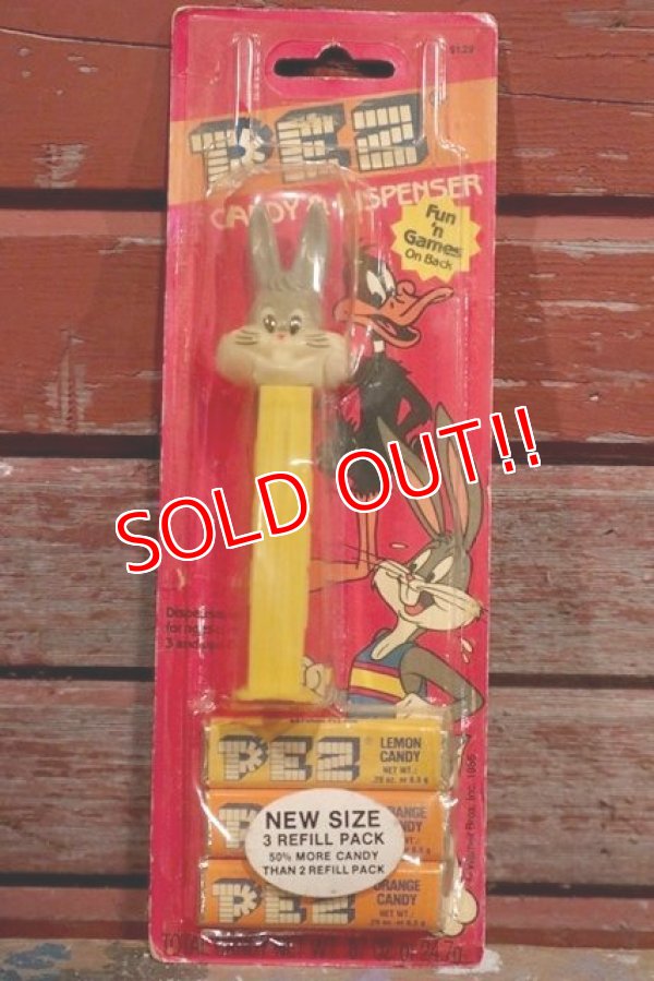 画像1: pz-160901-151 Bugs Bunny / 1980's PEZ Dispenser Mint on Card