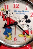 画像2: ct-190101-60 Mickey Mouse & Goofy / Bradley 1970's Alarm Clock