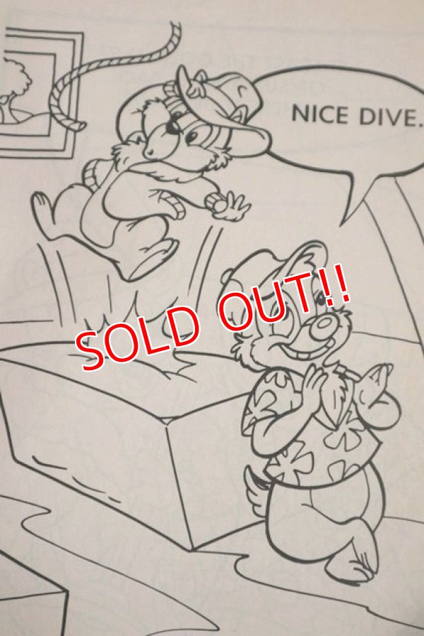 画像3: ct-1902021-34 Chip 'n Dale Rescue Rangers / 1990's Coloring Book