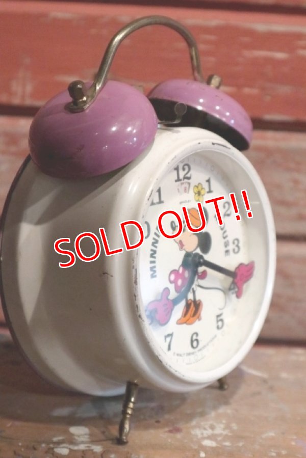 画像3: ct-1902021-05 Minnie Mouse / Bradley 1970's Two-Bell Alarm Clock