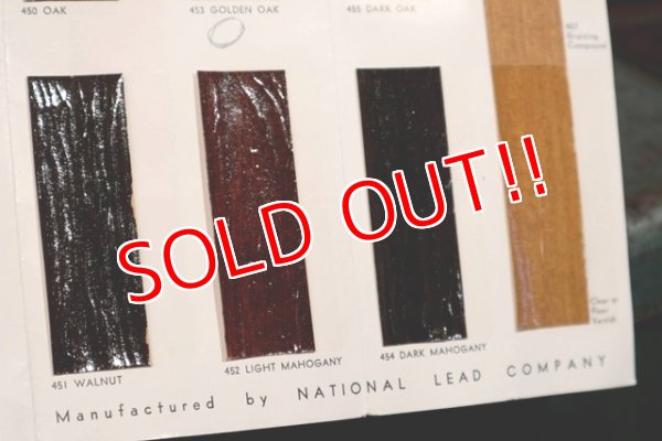 画像5: dp-190201-25 Dutch Boy Paint / 1950's-1960's Varnish Stain Sample