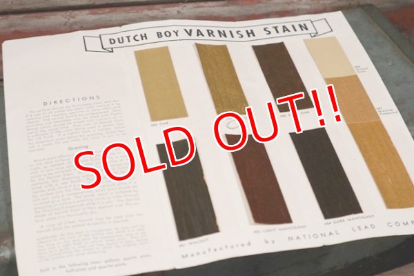 画像3: dp-190201-25 Dutch Boy Paint / 1950's-1960's Varnish Stain Sample
