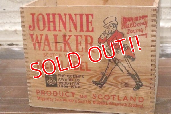 画像2: dp-190201-23 Johnnie Walker / Vintage Wood Box