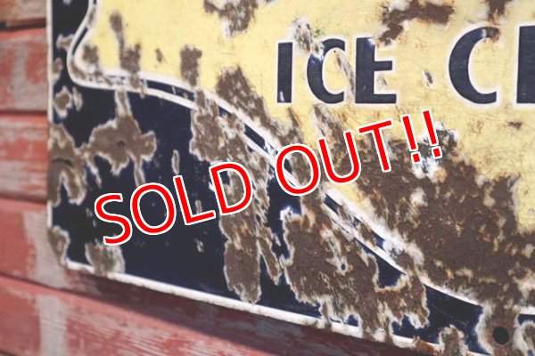 画像5: dp-190201-14 Verifine Ice / 1940's Porcelain Enamel Sign