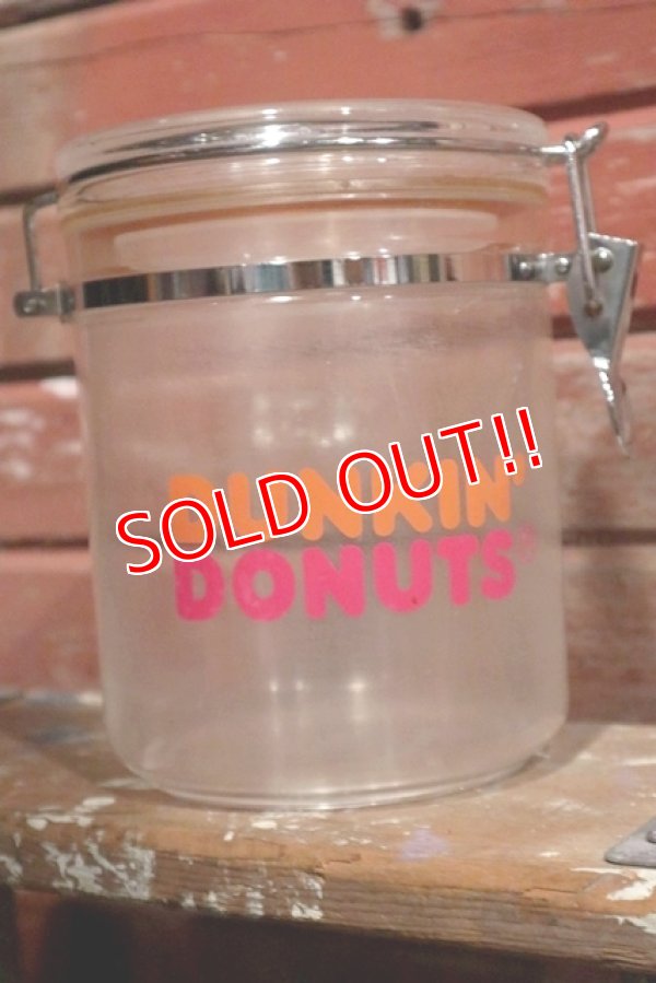 画像1: dp-190201-36 DUNKIN' DONUTS / Plastic Jar