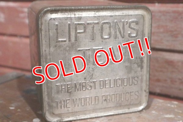画像2: dp-190201-33 LIPTON'S TEA  / 1940's Tin Can