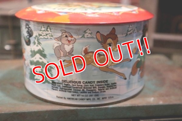 画像4: ct-190101-37 Walt Disney's / 1970's Merry Christmas Candy Can