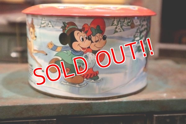 画像3: ct-190101-37 Walt Disney's / 1970's Merry Christmas Candy Can