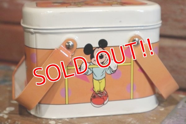 画像3: ct-190101-38 Mickey Mouse & Minnie Mouse / 1980's Tin Can