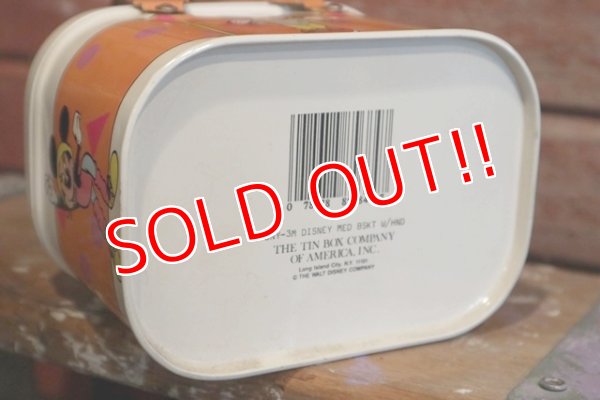 画像8: ct-190101-38 Mickey Mouse & Minnie Mouse / 1980's Tin Can