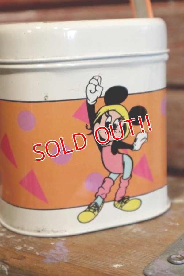 画像4: ct-190101-38 Mickey Mouse & Minnie Mouse / 1980's Tin Can