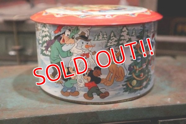 画像6: ct-190101-37 Walt Disney's / 1970's Merry Christmas Candy Can