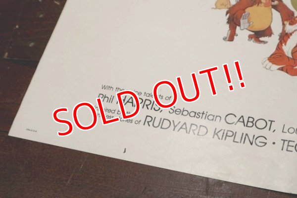 画像7: ct-1902021-53 The Jungle Book / 1970's Movie Poster