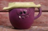 画像: ct-150202-14 【JUNK】Pillsbury / Funny Face 1970's Plastic Mug "Goofy Grape"