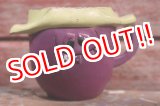 画像: ct-150202-14 【JUNK】Pillsbury / Funny Face 1970's Plastic Mug "Goofy Grape"