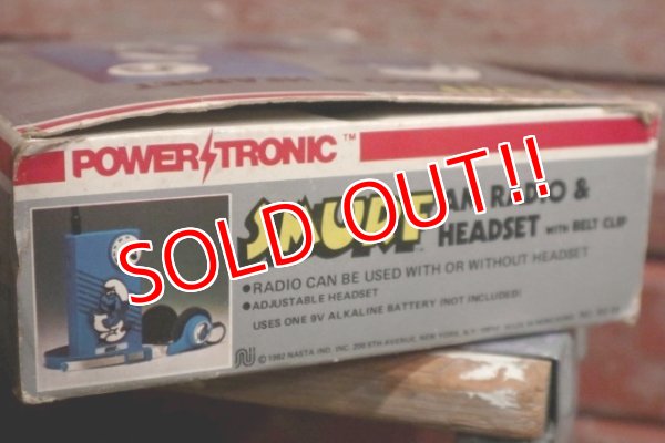 画像7: ct-1902021-56 Smurfs / 1980's AM Radio and Headset