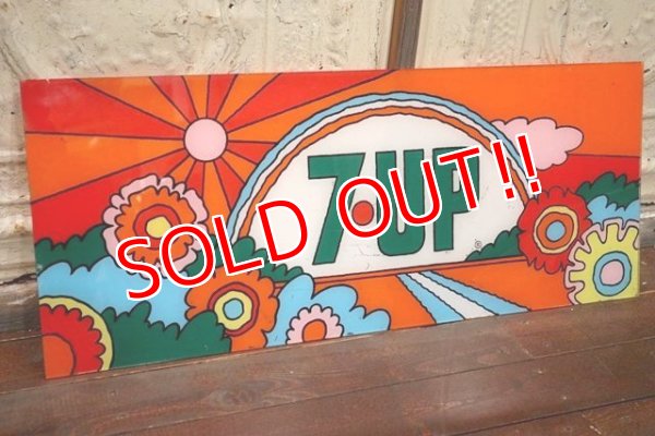 画像1: dp-190201-58 7up × Peter Max / 1970's Sign