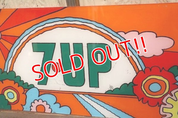 画像2: dp-190201-58 7up × Peter Max / 1970's Sign