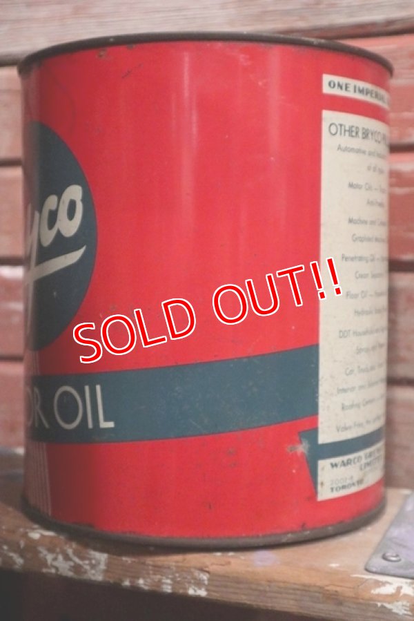 画像4: dp-190201-40 Bryco / Vintage Motor Oil Can