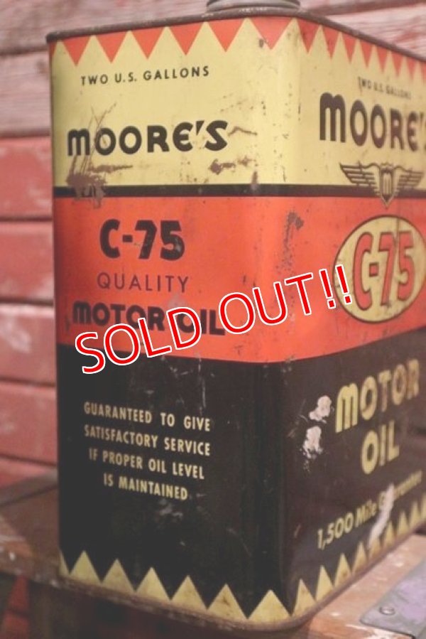 画像4: dp-190201-44 MOORE'S / C-75 2 U.S.Gallon Motor Oil Can