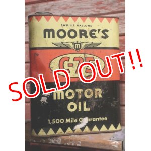 画像: dp-190201-44 MOORE'S / C-75 2 U.S.Gallon Motor Oil Can