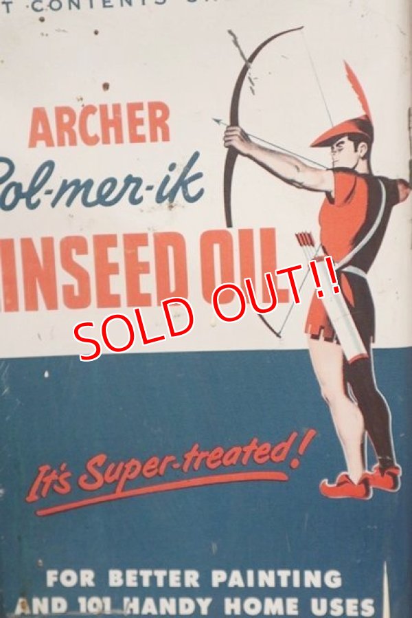 画像2: dp-190201-43 Archer / Vintage Pol-mer-ik Linseed Oil Can