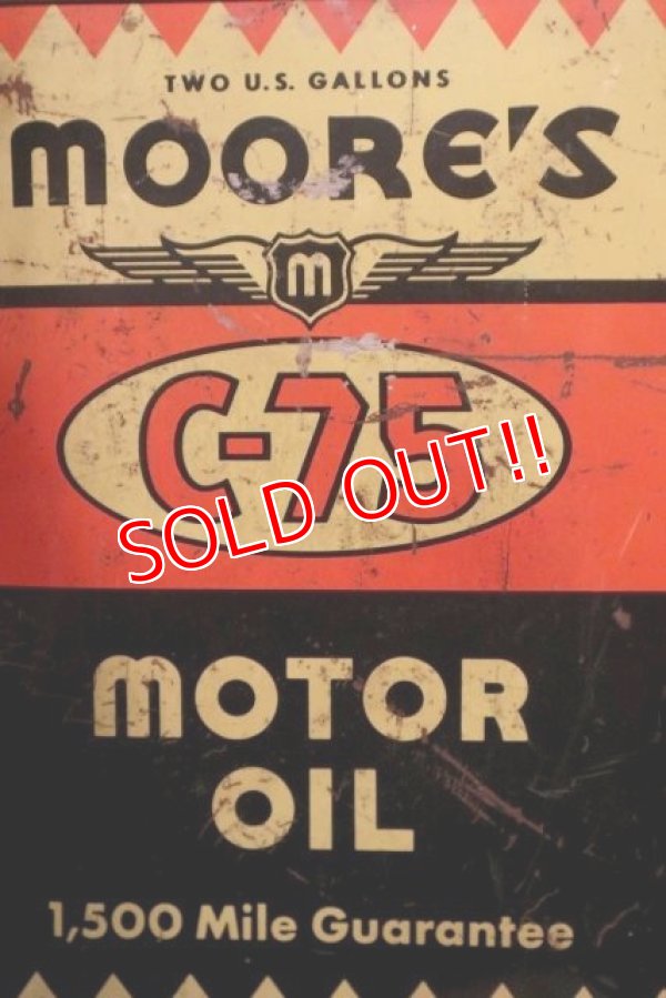 画像3: dp-190201-44 MOORE'S / C-75 2 U.S.Gallon Motor Oil Can