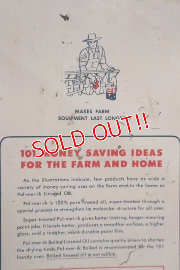画像4: dp-190201-43 Archer / Vintage Pol-mer-ik Linseed Oil Can