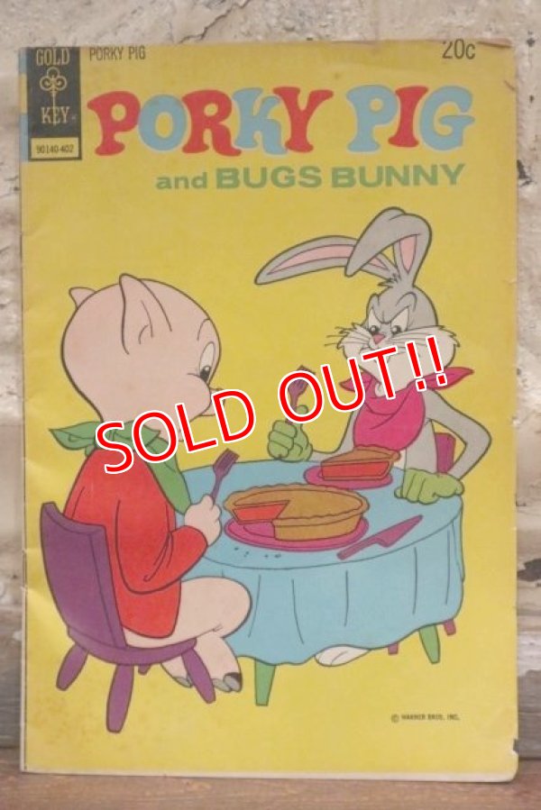 画像1: bk-120815-11 Porky Pig and Bugs Bunny / Gold Key 1974 Comic