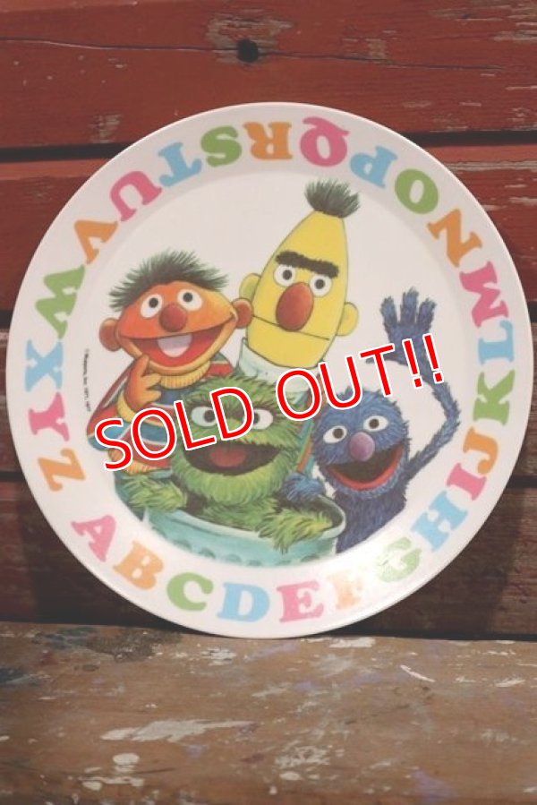 画像1: ct-1902021-111 Sesame Street / 1970's Plastic Plate