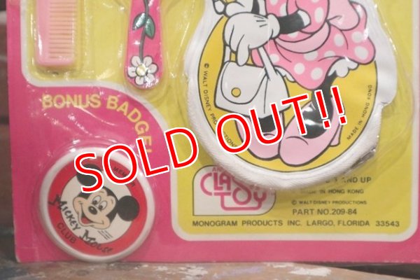 画像4: ct-1902021-106 Minnie Mouse / 1970's Comb-Mirror & Purse Set