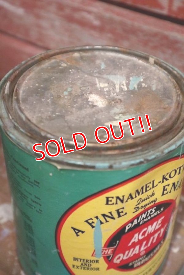 画像6: dp-150115-08 ACME QUALITY / Vintage Enamel-Kote Can