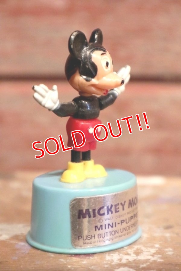 画像3: ct-160901-151 Mickey Mouse / Kohner Bros 1970's Mini Push Puppet